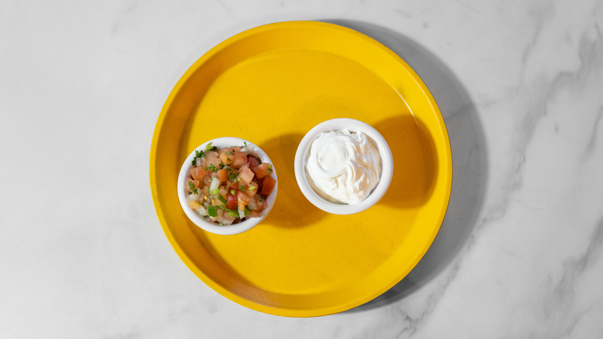 Crema Agria y Pico de Gallo
